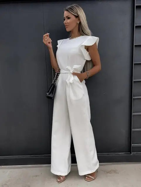 EMMA - ELEGANTE JUMSUIT MET RUCHES
