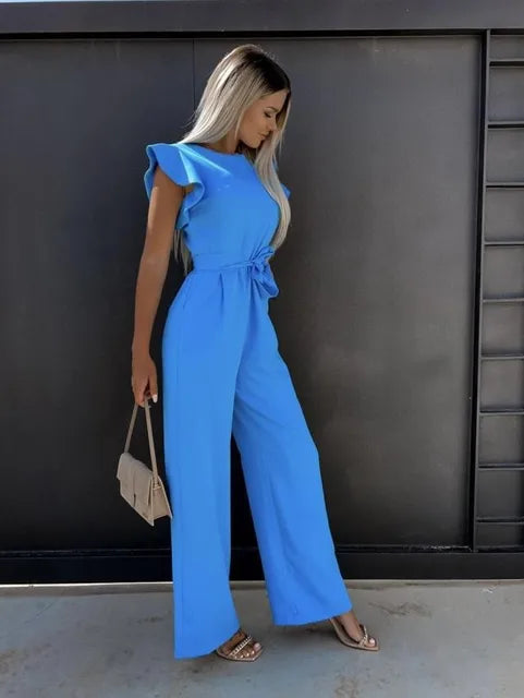 EMMA - ELEGANTE JUMSUIT MET RUCHES