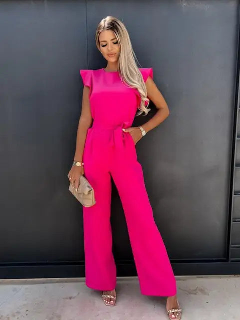 EMMA - ELEGANTE JUMSUIT MET RUCHES
