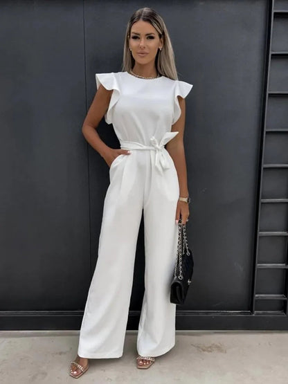 EMMA - ELEGANTE JUMSUIT MET RUCHES