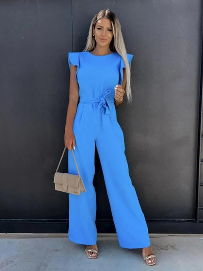 EMMA - ELEGANTE JUMSUIT MET RUCHES